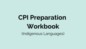 CPI Preparation Training Workbook